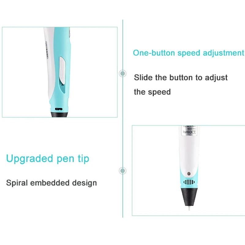 Dream 3D Pen Met LED Display